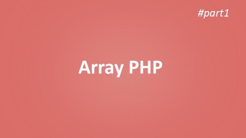 Belajar Array php #part1