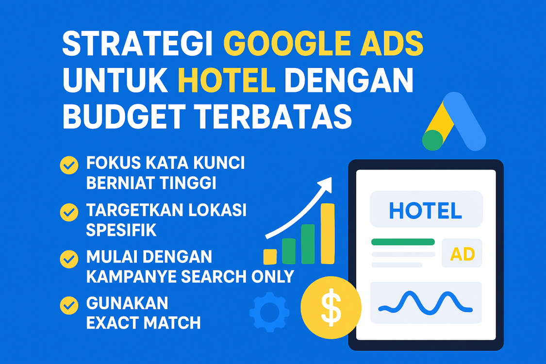 Strategi Google Ads untuk Hotel dengan Budget Terbatas
