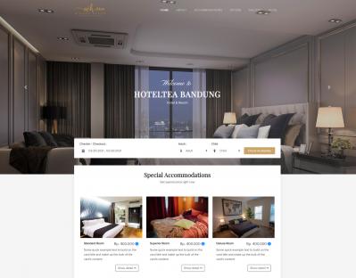 Website dan Booking Engine Hotel Murah di Bandung