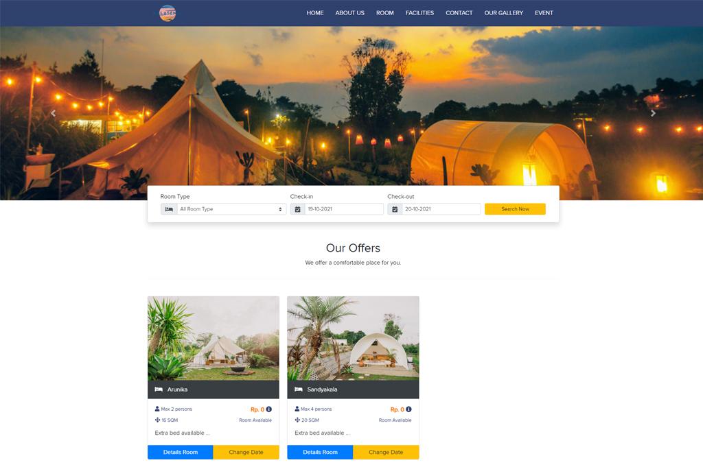 Website dan Booking Engine Hotel