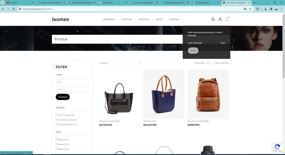 Jasa Membuat Web E-commerce Instan Terbaik