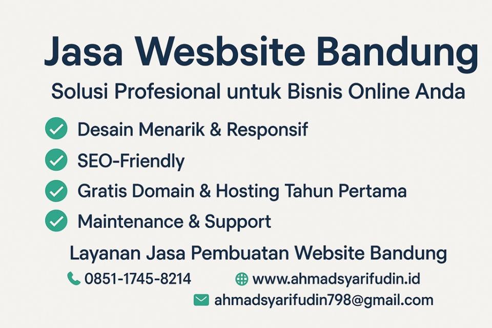 Jasa Website Bandung